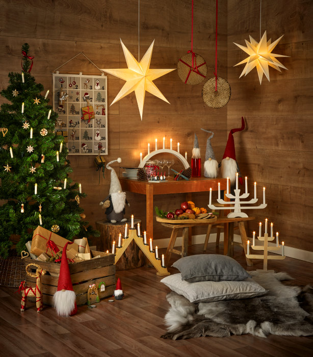 Adventsstjärna Hjärta Vit Ø75 cm 